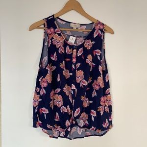 NWT M Loft Outlet Sleeveless Top